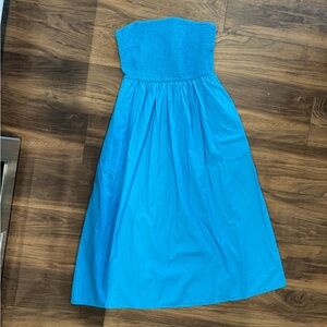 A New Day Strapless Turquoise Maxi Dress